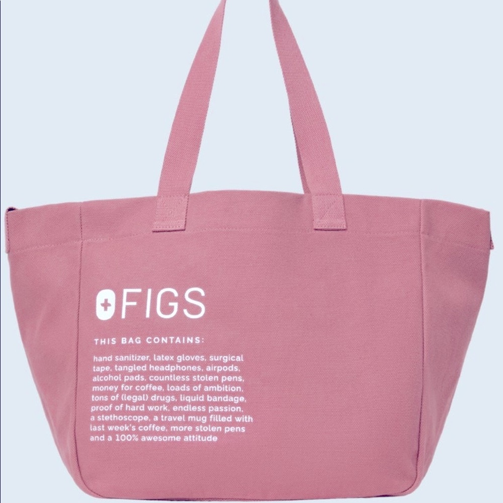 Figs Canvas Tote Mineral Mauve